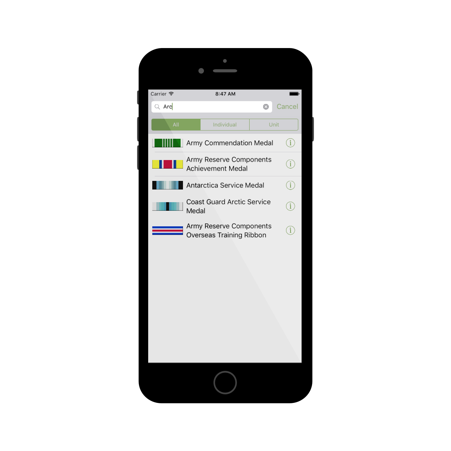 Army Awards Screenshot 3